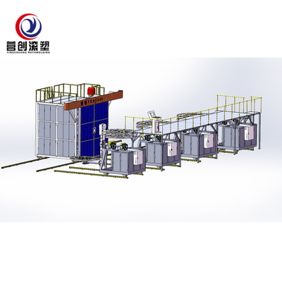 Mua Máy đúc khuôn quay 63KW cho thể tích thùng PP/PE/HDPE/LLDPE 7000L online manufacture