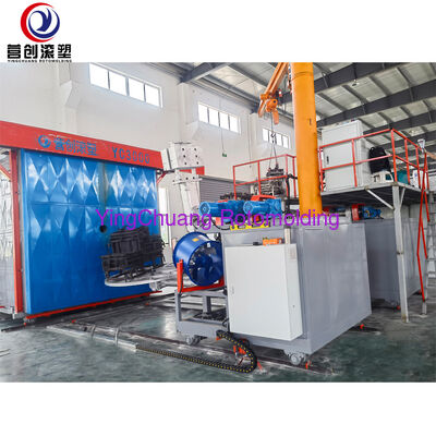Mua YINGCHUANG PLC Máy đúc xoắn vòng trục đa trạm thông minh, Thiết bị đúc xoắn vòng tròn hai trục hoàn toàn tự động cho bể nước LLDPE & làm mát sản xuất trực tuyến