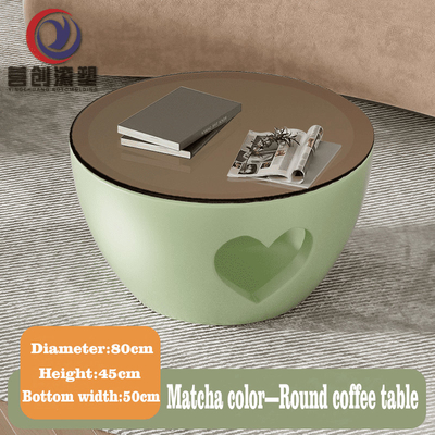Mua Tương thích với môi trường Roto Molded đồ nội thất dễ di chuyển Bàn cà phê tròn online manufacture