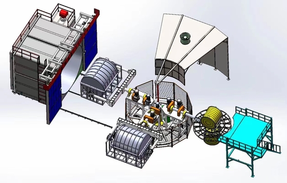 Mua Máy chế tạo bể nước đúc xoắn tùy chỉnh đa chức năng online manufacture