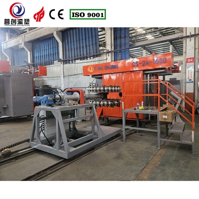 220V / 380V / 440V Voltage Shuttle Rotomolding Machine với hệ thống điều khiển PLC và tốc độ quay điều chỉnh cho pickleball