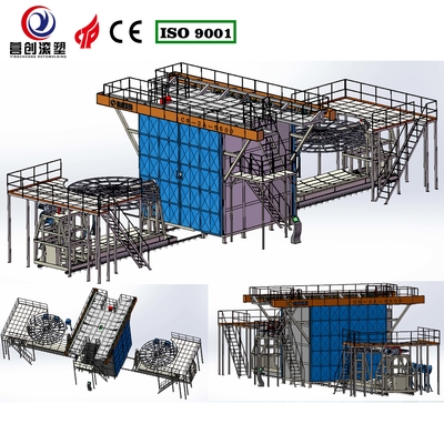 Máy chế biến vòng quay tự động trong nhà máy sản xuất với dịch vụ tư vấn