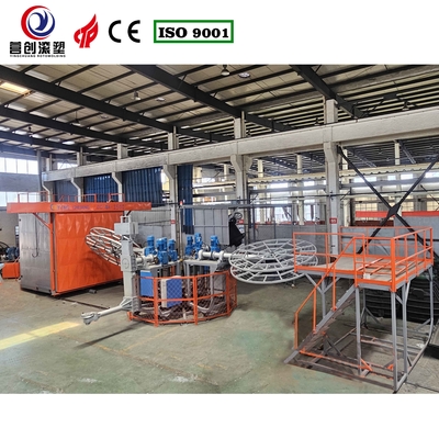 4 cánh tay 3,5 mét lò hai trục Rotomoulding Machine kinh nghiệm hiệu quả không sánh kịp độ chính xác