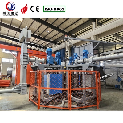 Thiết bị đúc quay băng chuyền tiên tiến cho sản xuất an toàn