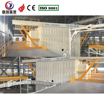 Yingchuang Roto CS-2A-8500 Shuttle Rotomolding Machine of O-arms Được sử dụng cho sản phẩm rotomolding quy mô lớn