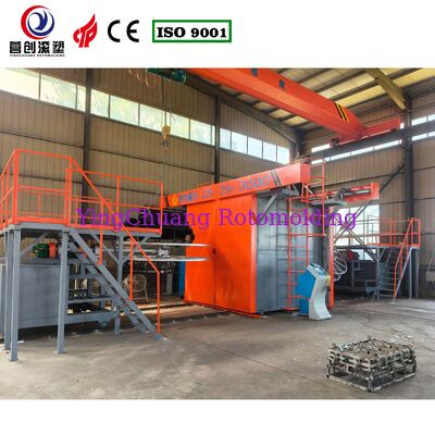 Máy Roto Moulding Con Thoi CS-2A-3000, Thiết Bị Roto Moulding Kiểu Con Thoi 2 Cánh Tay Dùng Cho Sản Phẩm Nhựa Roto Moulding