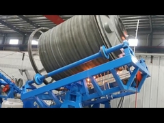 Máy quay đá n Roll Open Fire Máy nạp nước làm 380V 50Hz