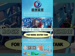 Nhà máy sản xuất Yingchuang hiệu quả sản xuất 10000L Rock And Roll Rotomoulding Machines