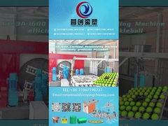 Pickleball sưởi ấm điện Bi Axial Carousel Rotomoulding Machine