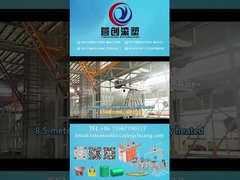 Yingchuang Roto CS-2A-8500 Shuttle Rotomolding Machine của O-arms được sử dụng cho rotomoldingpro quy mô lớn